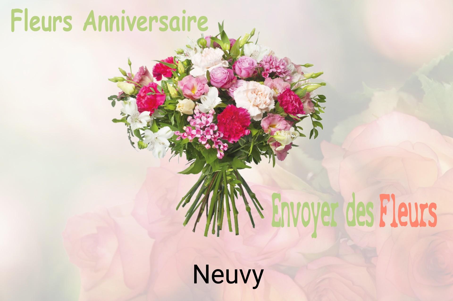 Bouquet de fleurs d’anniversaire livré à Neuvy